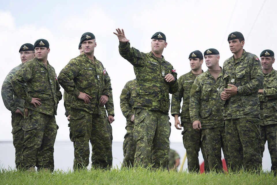 Des soldats de l'armée canadienne
