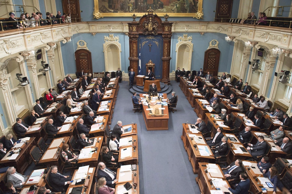 L'Assemblée nationale du Québec en date du 6 février 2018. 
