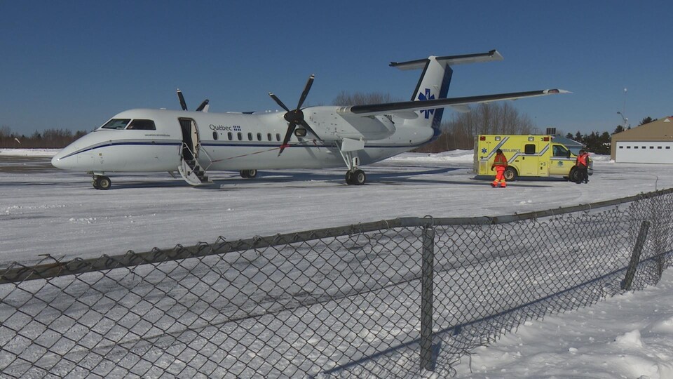 Un avion-ambulance du gouvernement du Québec