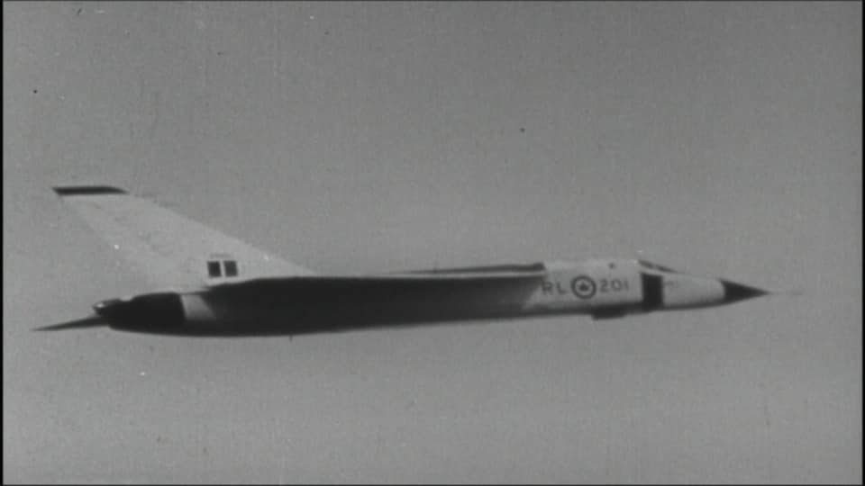 Un avion Avro Arrow en vol
