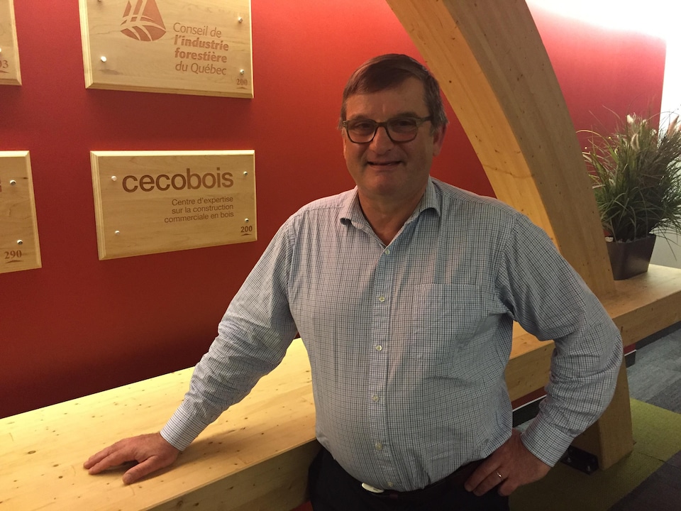 Gérald Beaulieu, ingénieur et directeur du Centre d’expertise sur la construction commerciale en bois.