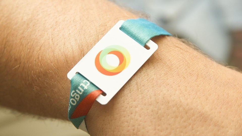 L'un des bracelets conçus par la compagnie Connect & Go.