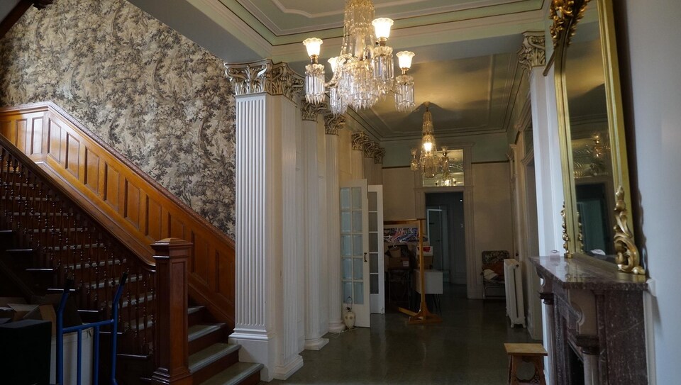 Voici une partie de l'intérieur du Château Beauce construit en 1904. 