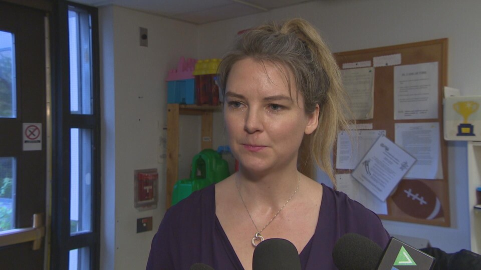 Christine Van Geyn commente l'annonce du gouvernement dans une garderie de Toronto