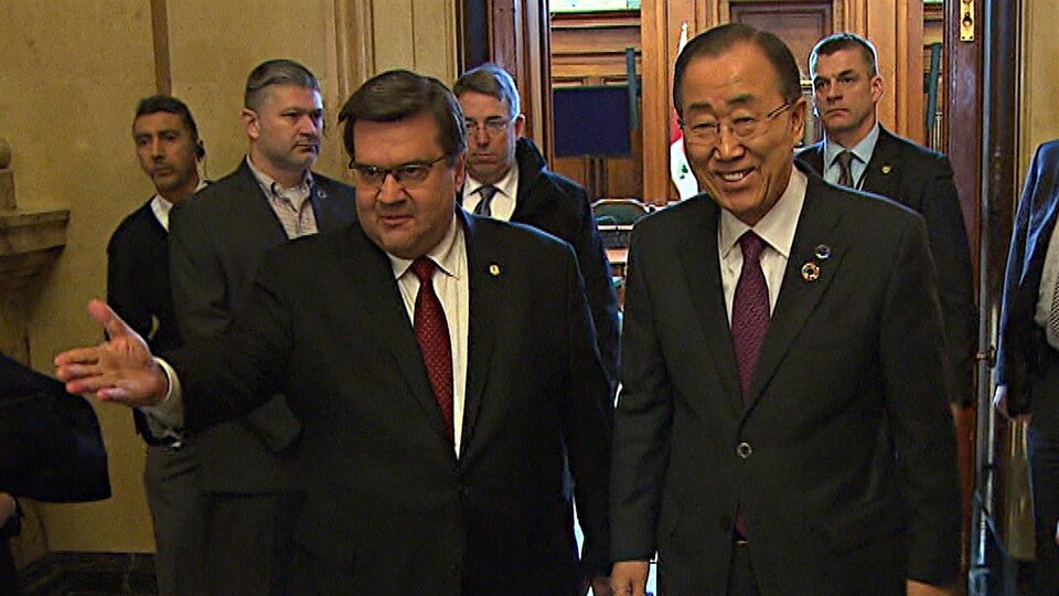 Denis Coderre et Ban Ki-moon