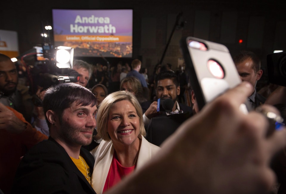 Andrea Horwath, leader de l'opposition officielle