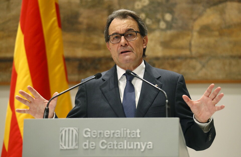 Artur Mas, alors qu'il était président du gouvernement catalan.