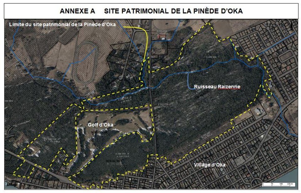 Site patrimonial de la pinède d'Oka proposé par la ville