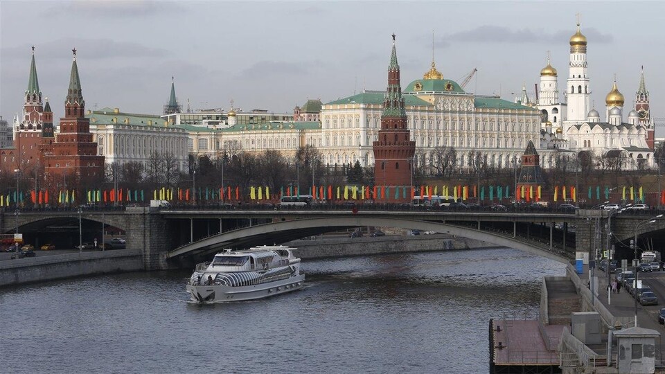 Vue du Kremlin, à Moscou