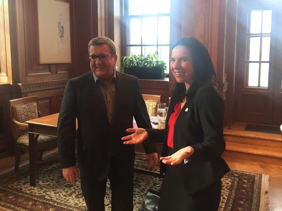 Valérie Plante et Régis Labeaume
