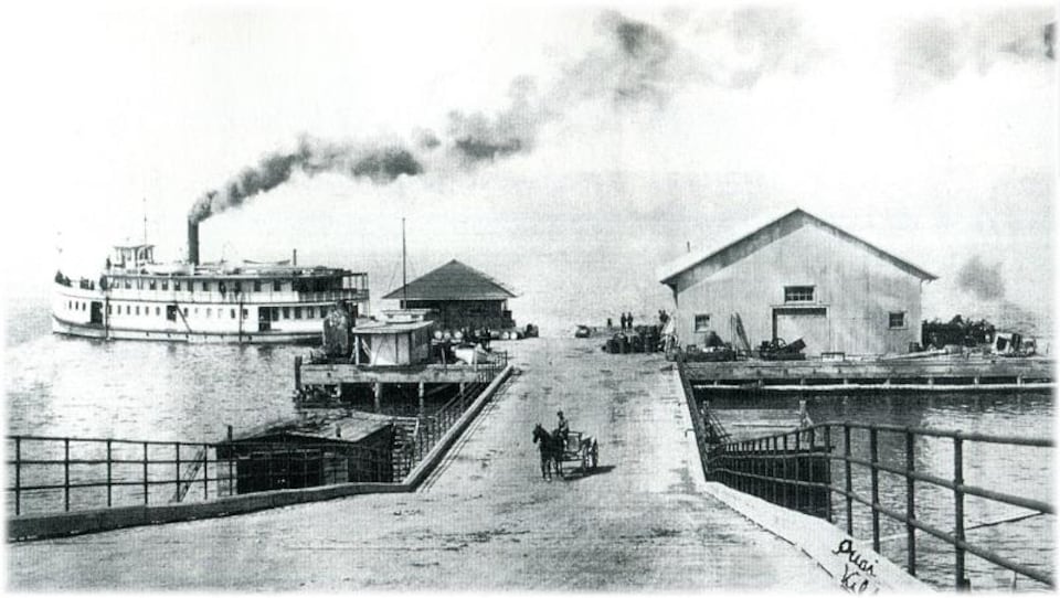 Le quai de Ville-Marie en 1900