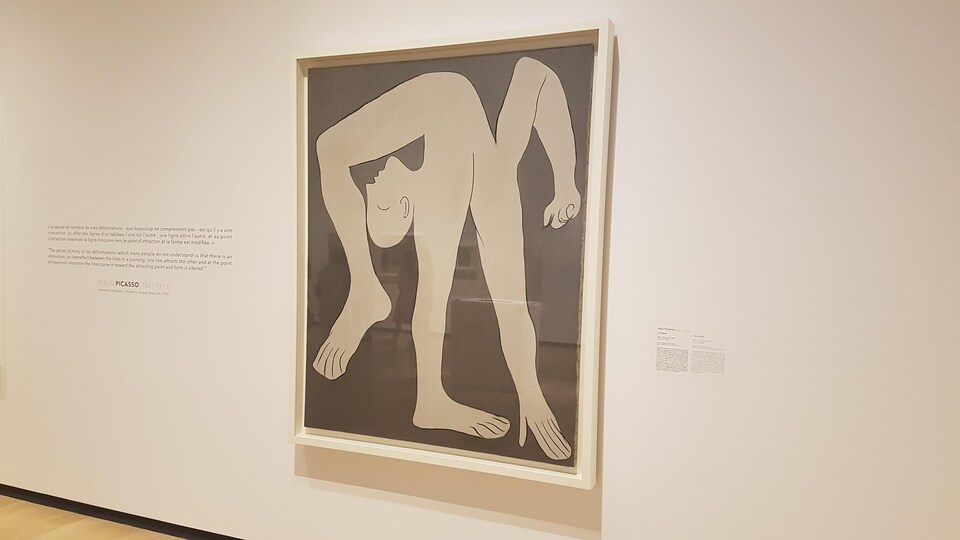 L'Acrobate, 1930. Un tableau de Pablo Picasso exposé au MNBAQ.