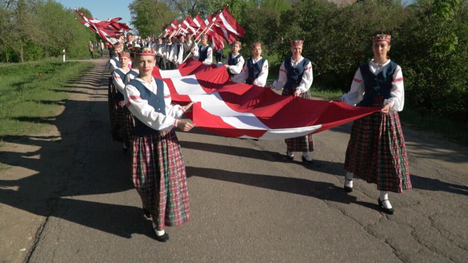 Parade en Lettonie