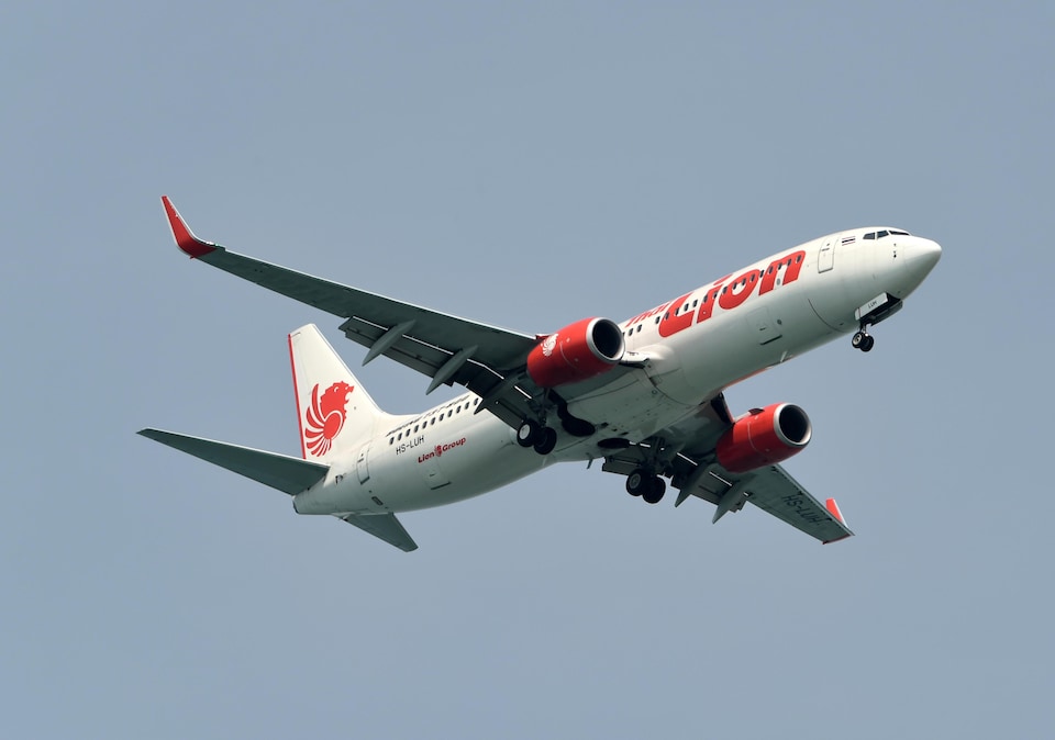 Un appareil de la compagnie aérienne Lion Air s'est écrasé en mer indonésienne le 29 octobre 2018.