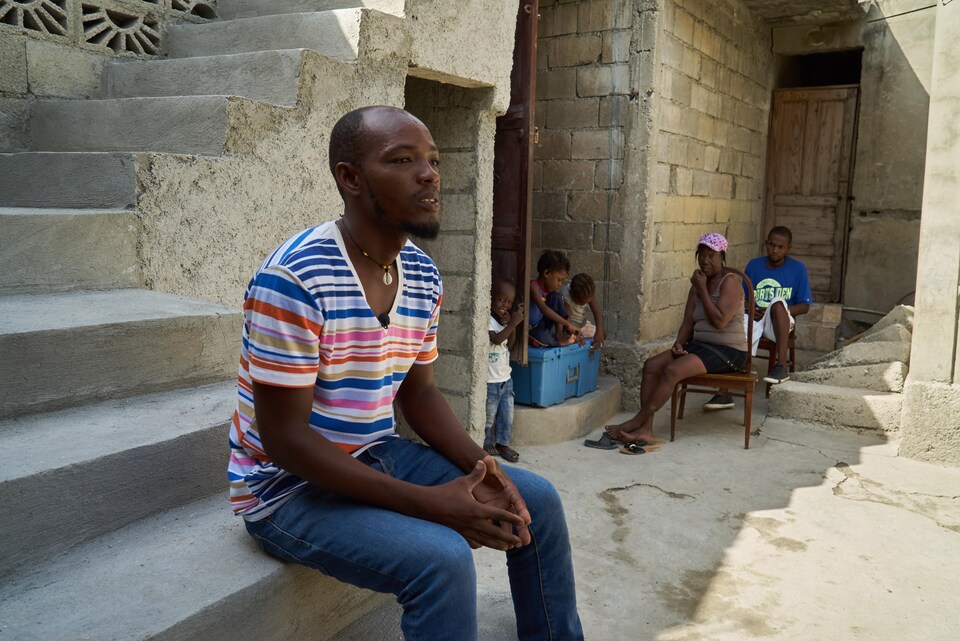 Manley Georges fait partie de ceux qui veulent quitter Haïti.