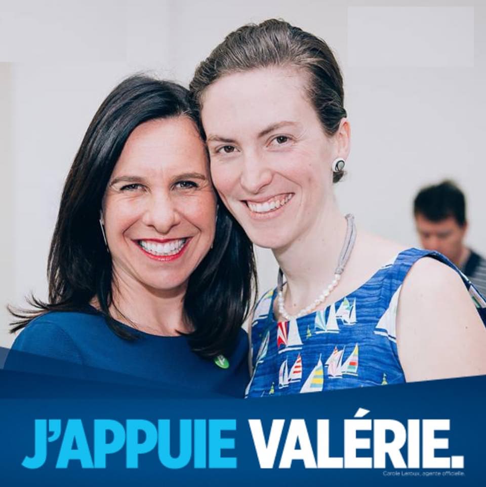 Marie-Ève Gagnon et Valérie Plante
