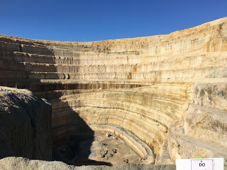 Visite dans une mine de diamants