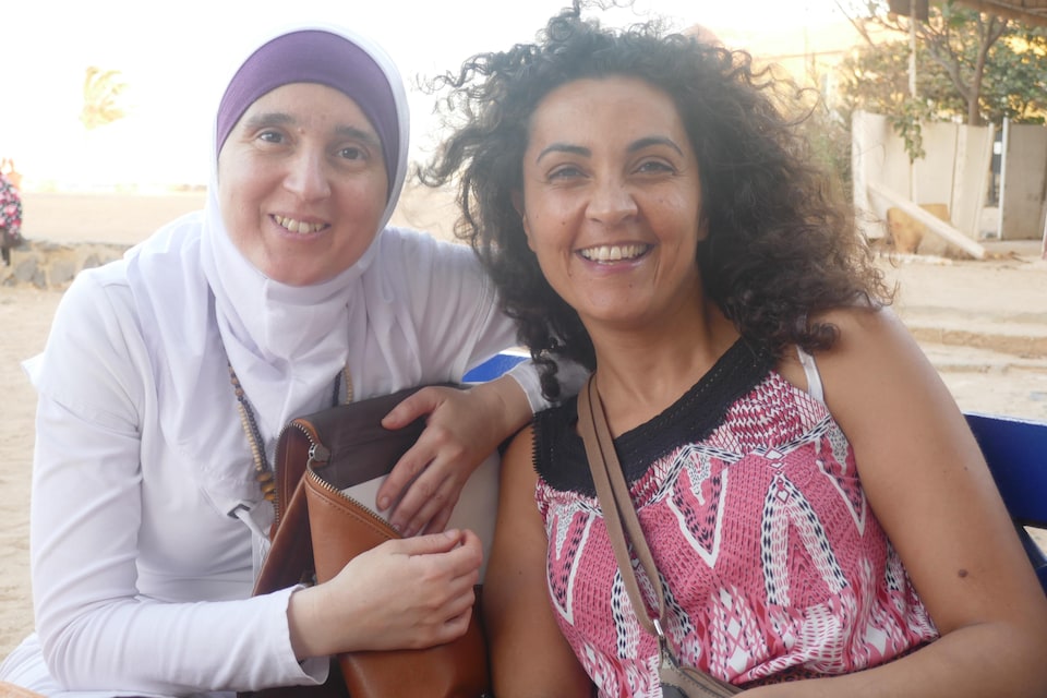 Les écrivaines canadiennes Monia Mazigh et Yara El-Ghadban au Sénégal