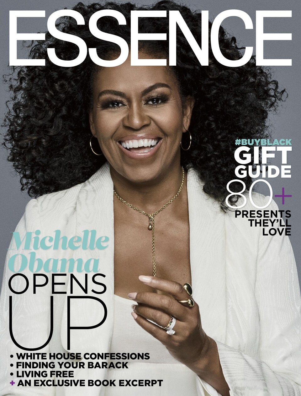 Michelle Obama s'affiche les cheveux au naturel dans l'édition de décembre 2018 du magazine Essence.