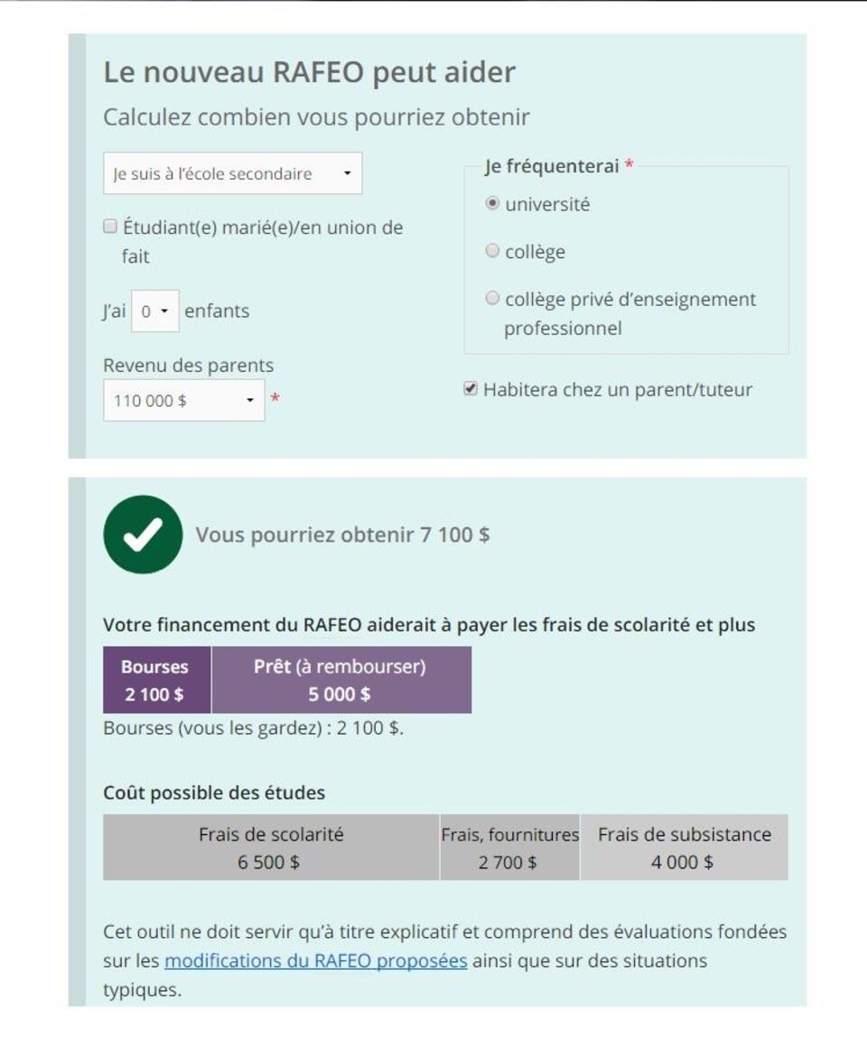 Prets Et Bourses Nouveaux Outils Pour Les Etudiants Radio Canada Ca