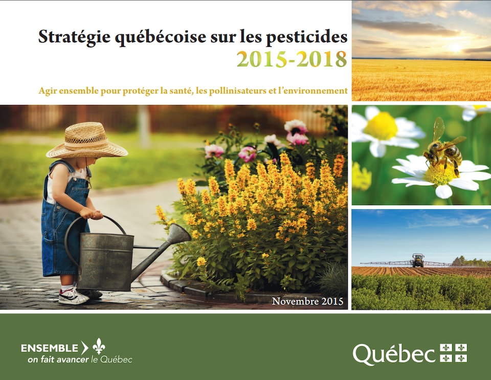 Le gouvernement du Québec se donne pour objectif de réduire de 25% les risques reliés aux pesticides, d'ici 2021.