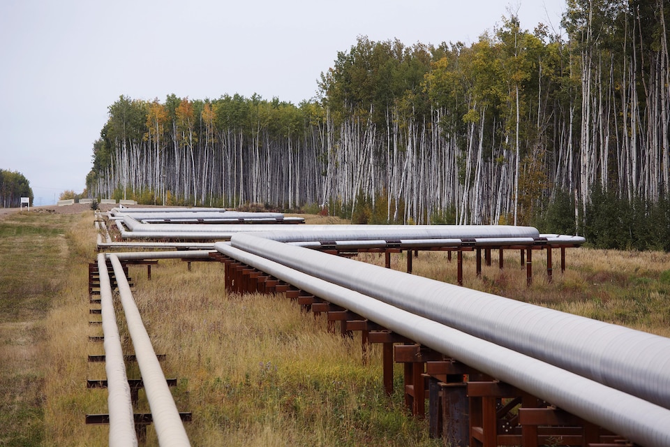 Un pipeline près de Fort McMurray, en Alberta
