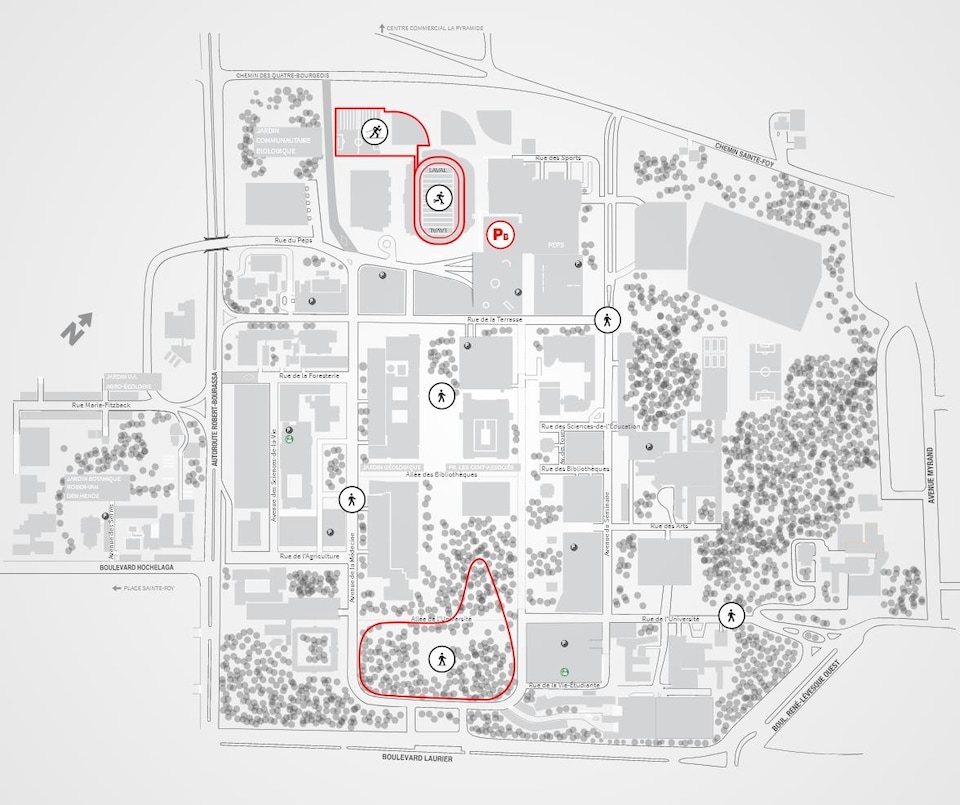 Carte du campus 