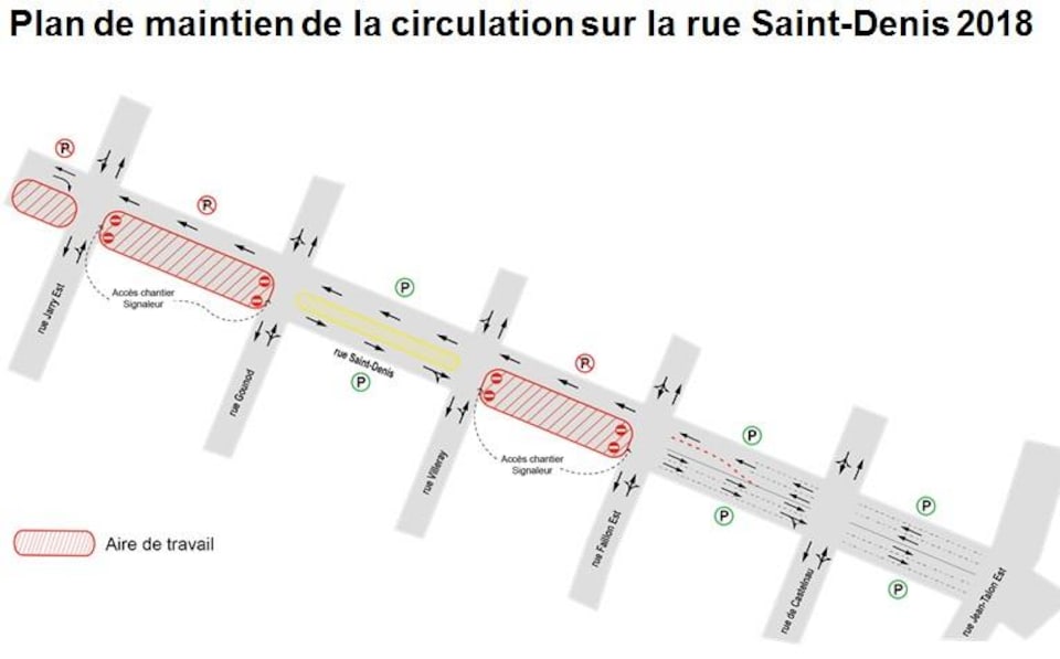 Nouveaux travaux rue SaintDenis, cette fois dans Villeray Radio