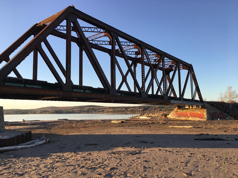 Le pont Haldimand, à Gaspé