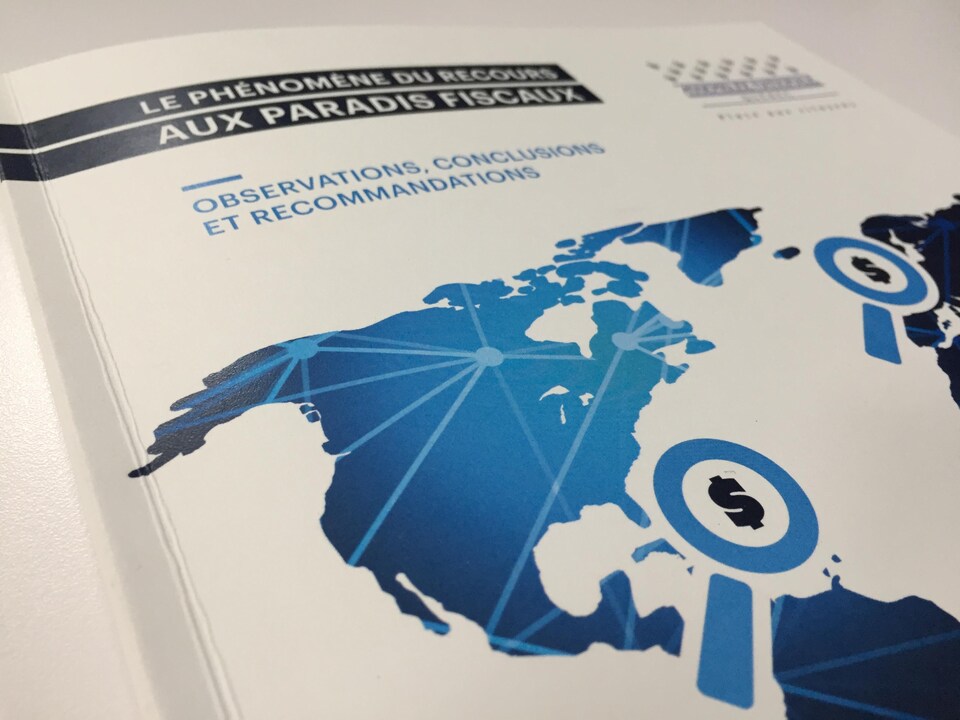 Le rapport « Le phénomène du recours aux paradis fiscaux : observations, conclusions et recommandations » déposé à l'Assemblée nationale du Québec