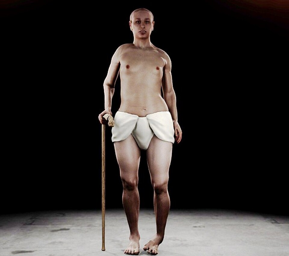 Une reconstruction en 3D de Toutankhamon réalisée par une équipe de la BBC en 2014.