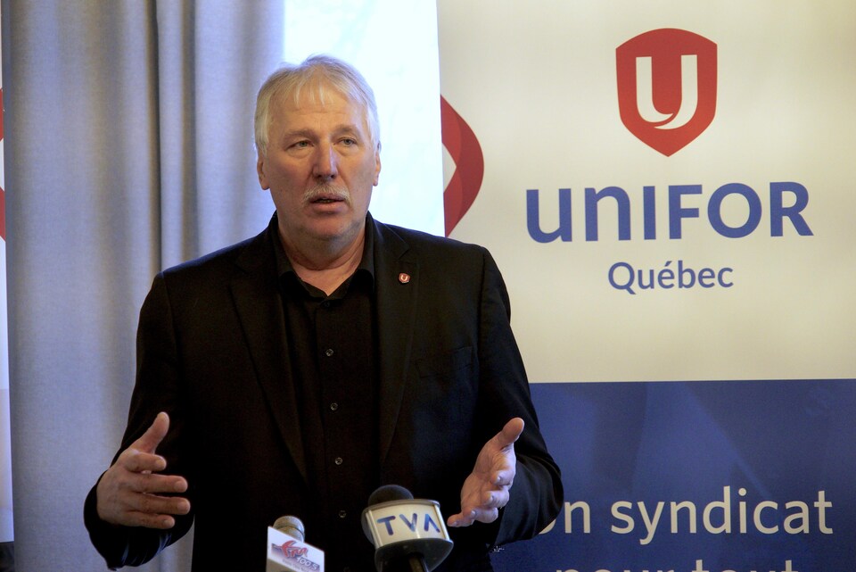 Renaud Gagné en conférence de presse              
