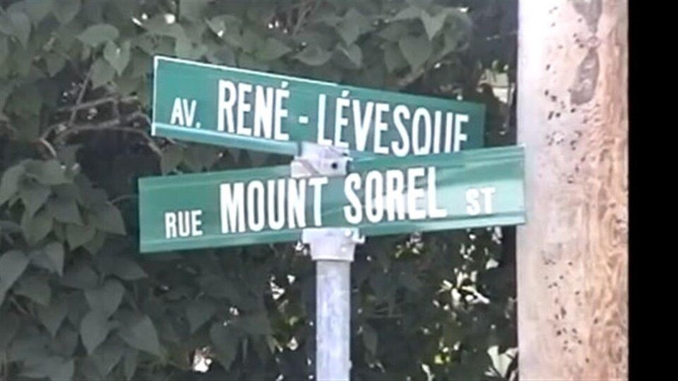 Coin de la rue où se situe la maison où a habité René-Lévesque à New Carlisle