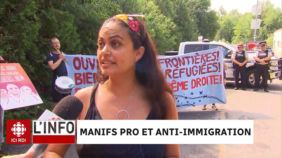 Romina Hernandez, membre de Solidarité sans frontières.