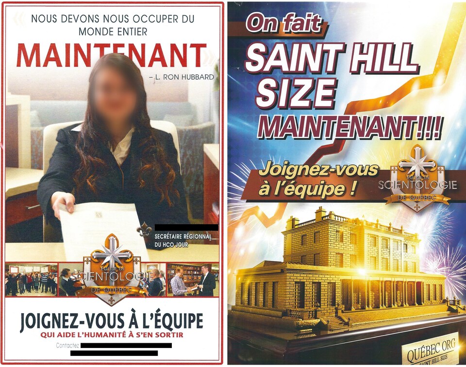 Sur les documents il est écrit : « Joignez-vous à l'équipe. »