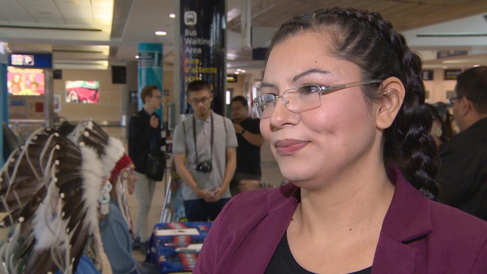 La conseillère de la Nation crie Samson, Katherine Swampy