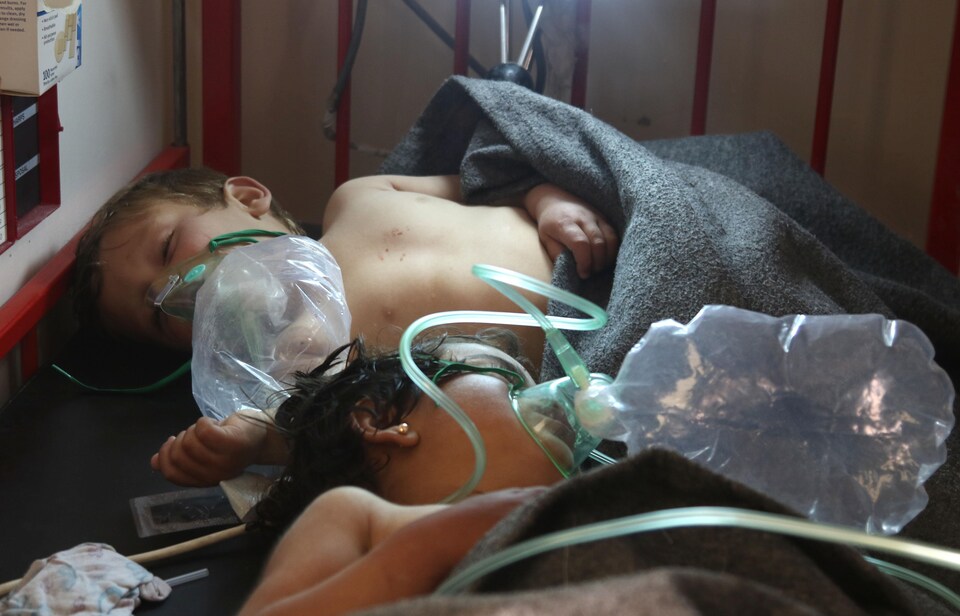 Des enfants hospitalisés en Syrie