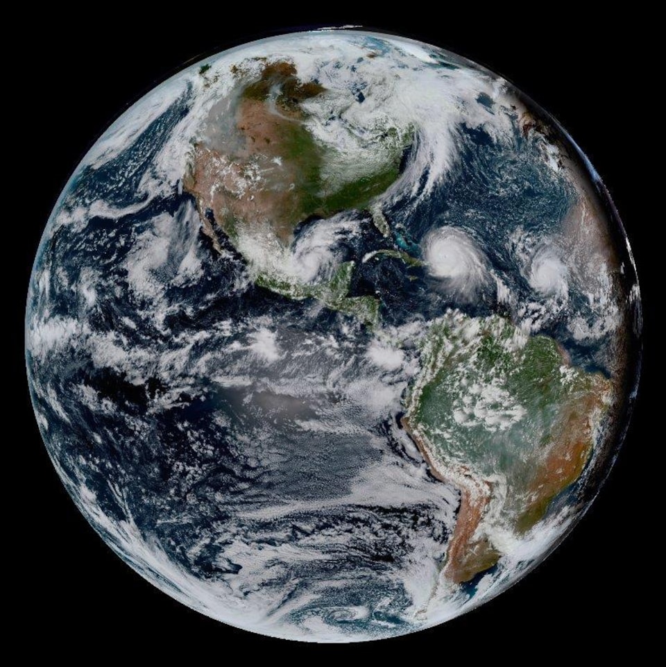 Une image captée par le satellite GOES-16. 