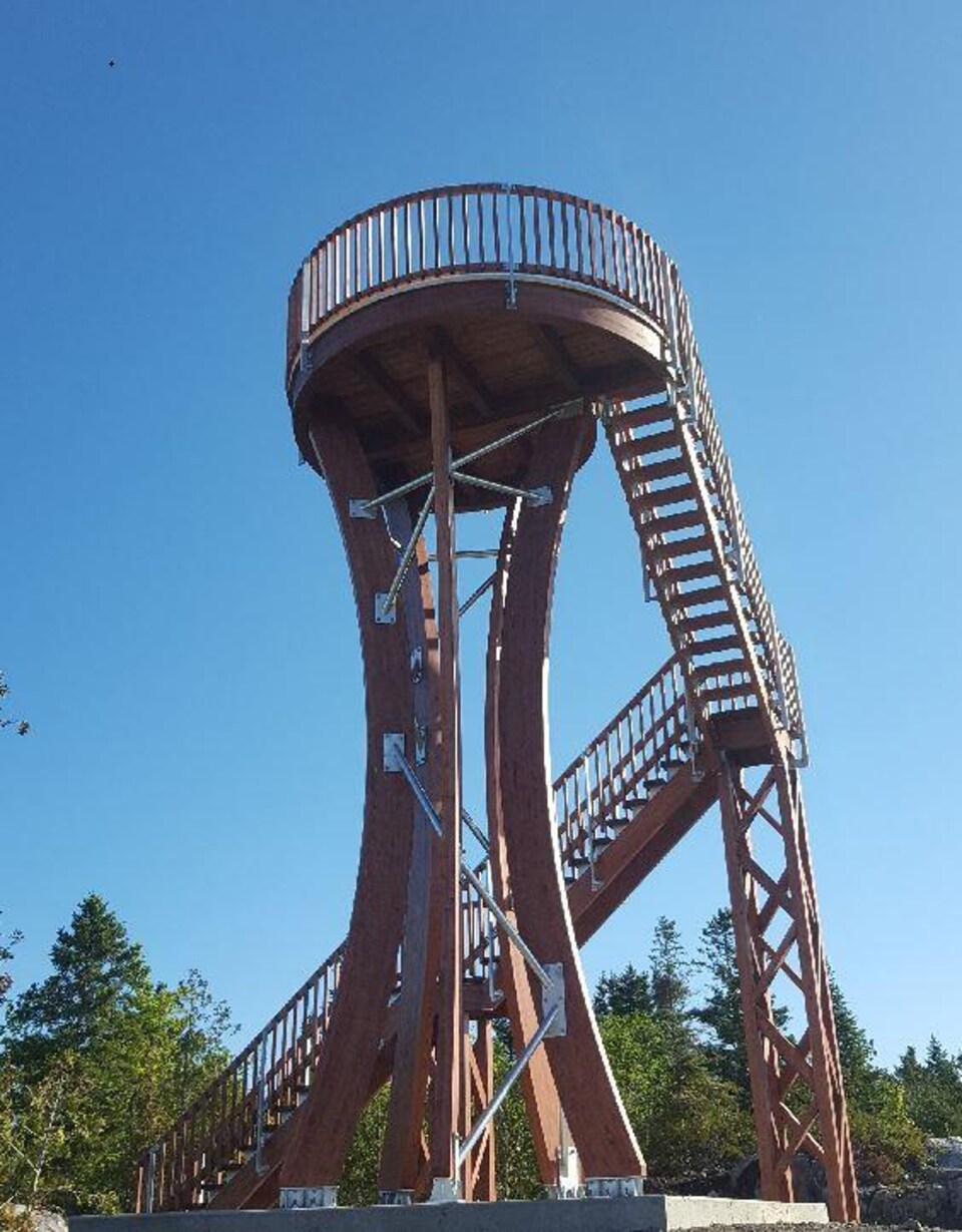 SainteAnnedelaPocatière a sa tour d'observation RadioCanada.ca
