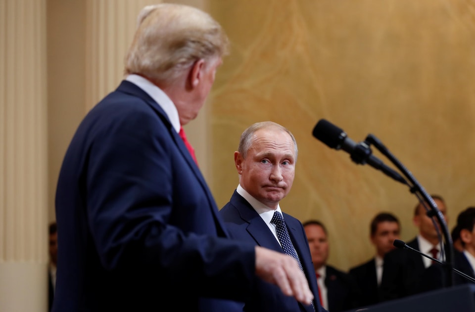 Les président américain Donald Trump et russe Vladimir Poutine