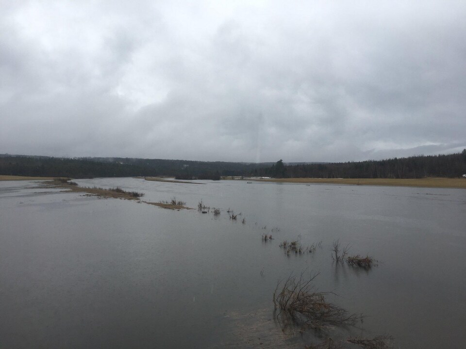 Le niveau de l'eau toujours sous surveillance en Estrie RadioCanada.ca
