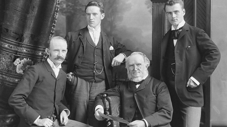 William Notman et ses fils, William McFarlane, George et Charles, Montréal, 1890