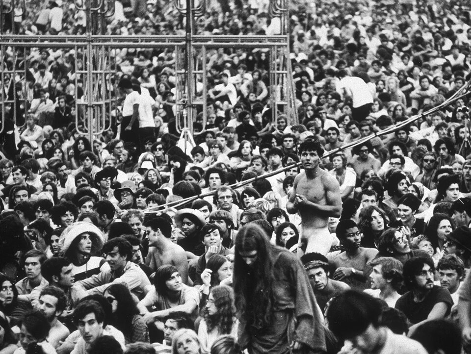 Le festival Woodstock en 1969