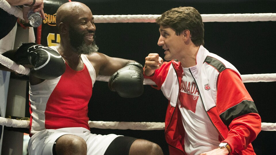 Ali Nestor et Justin Trudeau