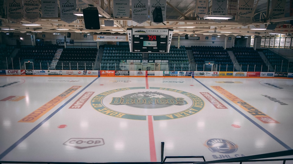 L'aréna Elgar Peterson, domicile des Broncos de Humboldt.