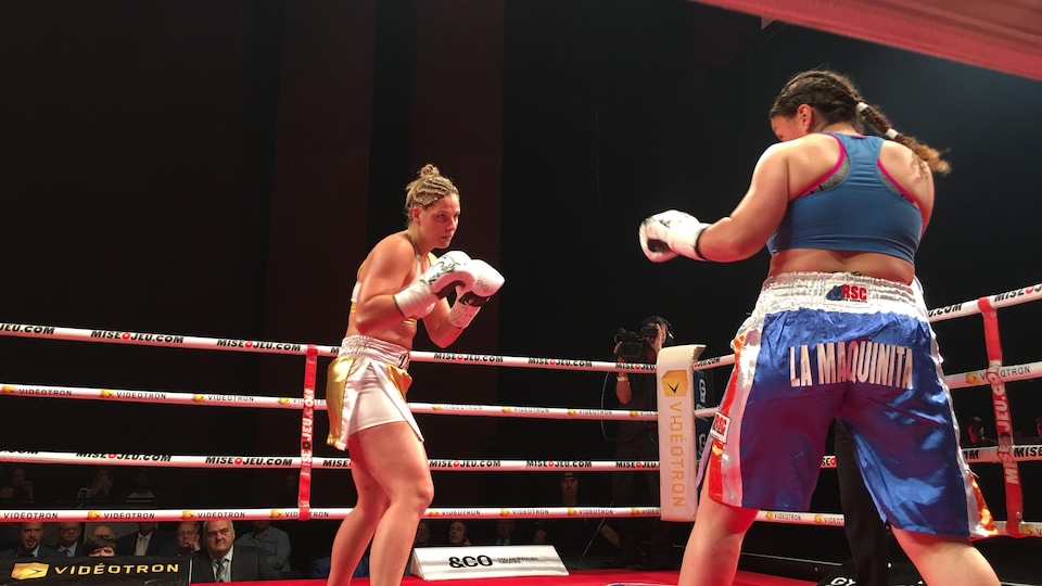 La boxeuse Marie-Ève Dicaire