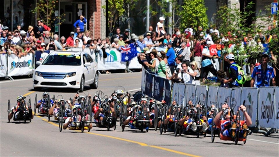 Finale de la Coupe du monde de paracyclisme à Baie-Comeau en 2012 (Archives)