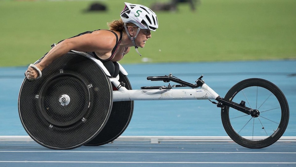 Diane Roy sur son vélo