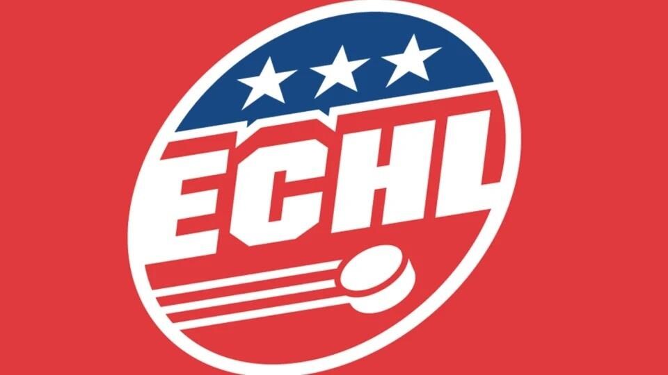 Le logo de la ligue sur fond rouge