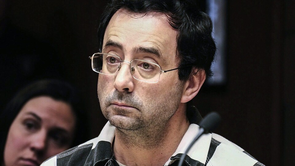 Larry Nassar was listening to a witness during his initial investigation.